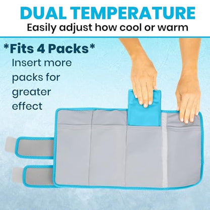 Vive Elbow Ice Pack Wrap - Ultra Cold Gel Ice Pack for Injuries Reusable - Elbow Support Compression for Cold/Hot Therapy - Adjustable for Men/Women, Sports Recovery, Arthritis, Tendonitis Pain Relief - style: Ice Pack