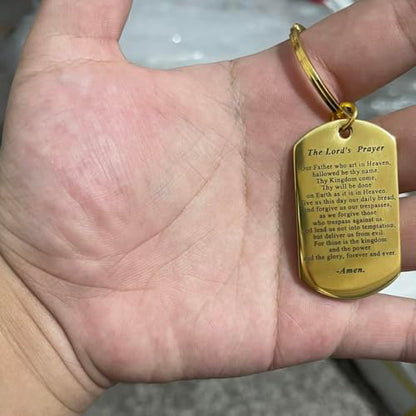 The Lord's Prayer Keychain - Our Father who art in Heaven: Matthew 6:9-13