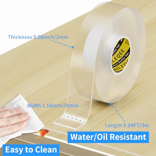 Clear Edge Protector Strip,2 Pack x 1.18in x 9.84FT | Sharp Edge Wrap Cover Tape, Self Adhesive Protective Bumper Guards for Cabinet Door Desk Bed Furniture Waterproof - size: 2 Pack x 1.18in x 9.84FT