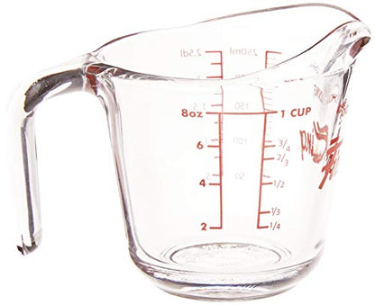 Anchor Hocking Fire-King Measuring Cup, Glass, 1-Cup - size: 1-Cup