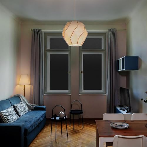 NINETREX Blackout Window Privacy Film,Darkening Window Tint Black Opaque Covering 100% Light Blocking Static Cling Sticker for High Privacy,（35.4 x 157.4inch,Black） - color: ['Blackout'], size: 35.4" x 157.4" (90 x 400 cm)