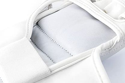 UFC Tonal MMA Gloves Grappling Fighting Fingerless Training Gloves - color: White, size: Medium