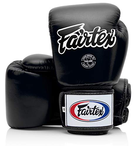 Fairtex Black Large Shin Guards + BGV1 16 oz Black Muay Thai Handwraps 180 inch