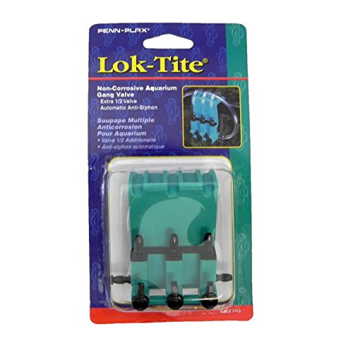 Penn PLAX Lok-Tite Plastic Gang Valve Aquarium Pump Accessories - size: 3 Valve