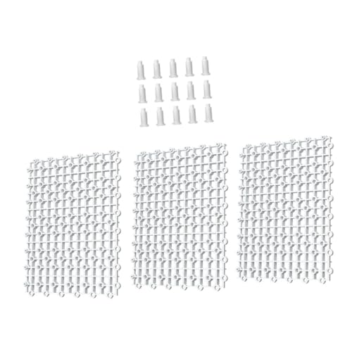 Aquarium Base Crate Fish Tank Divider Tray Plastic Grid for Bottom Partition Prevent Fish Biting Easy to Assemble Fish Tank Base Partition