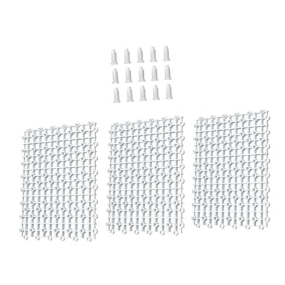 Aquarium Base Crate Fish Tank Divider Tray Plastic Grid for Bottom Partition Prevent Fish Biting Easy to Assemble Fish Tank Base Partition