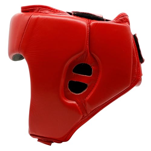 adidas Boxing and Martial Arts Headgear - Amateur, IBA and USA Boxing Approved Competition Head Guard - color: Red, size: X-Large