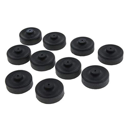 homozy 10pcs Rubber Cup Parts Diaphragm Air Pump for Aquarium Fishing Pump Replace, Black, 2