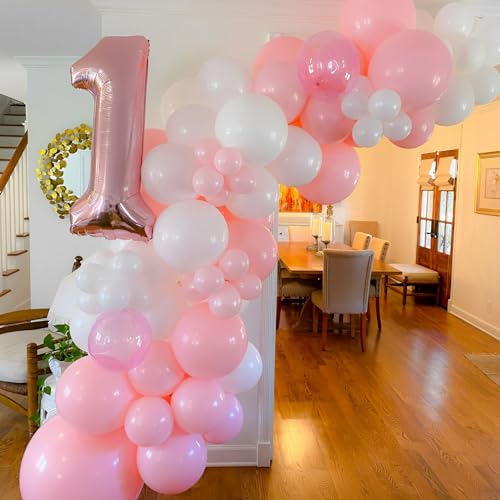 Voircoloria 90pcs White Balloons Garland Arch Kit, 18 12 10 5 Inch - color: 03 White, size: 5/10/12/18 inch - 90pcs