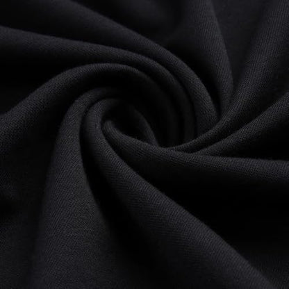Pre-sewn Instant Hijab Non-slip Scarf for Women Modal Jersey Head Scarf Wrap for Women - color: Black2