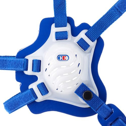 Cliff Keen Youth Tornado Wrestling Headgear - color: Translucent / Royal Blue / Royal Blue, size: One Size