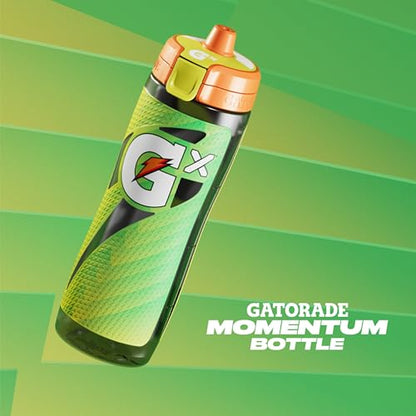 Gatorade Gx Bottle, Momentum Green (Pack of 6) - color: Neon Green, size: 30 Ounces (Pack of 6)