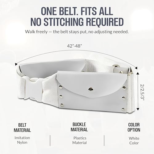 Premium Microfiber Ihram and Ihram Belt with Accessories for Hajj and Umrah Essentials - color: Ihram Waist Belt
