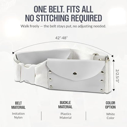 Premium Microfiber Ihram and Ihram Belt with Accessories for Hajj and Umrah Essentials - color: Ihram Waist Belt