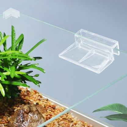 Yardwe 12 Pcs Acrylic Aquarium Lid Clips Durable Fish Tank Cover Holders Easy Installation Aquarium Accessories for Sturdy Tank Protection and Versatile Compatibility