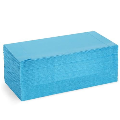 Okuna Outpost Money Envelopes - 3.5 x 6.5 in, Blue, 100-Pack, Modern - Peel & Seal Flap & 100 GSM Paper - Coin Envelopes for Cash Storage, Budgeting & Gifting