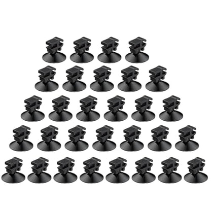 Aquarium Suction Cups | Suction Cup Clips for Aquarium,Fish Tank Cable Holder,for Air Pump Power Cord Wire Cable Tube Airline Hose LED Strips Decoration