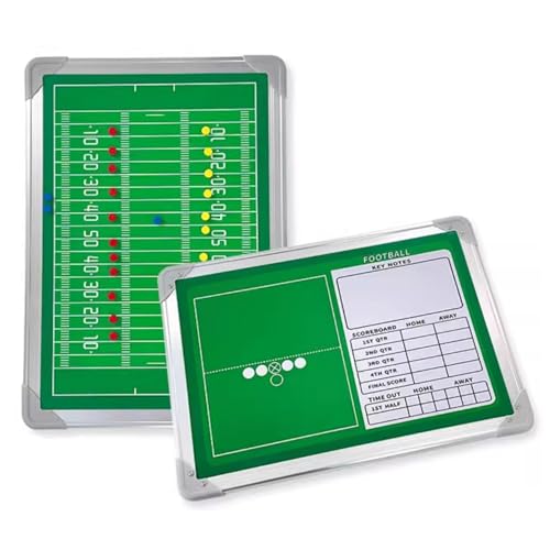 Magnetic Flag Football Tactical Board, Flag Football Coaching Board for Coaches, Portable Storage Design, Sturdy and Durable, for Training Guidance