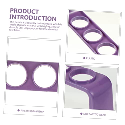 4pcs Test Tube Racks Laboratory Tube Shelf Test Holder School Teaching Aids Mailings