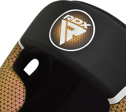 RDX Boxing Headgear, MMA Training, Adjustable Padded Full Coverage, Muay Thai, Kickboxing, Sparring, Martial Arts, Karate, Taekwondo Combat Sports Helmet, Men Women Home Gym - size: Medium