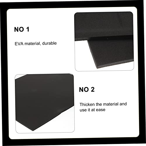 VANZACK 5pcs Fish Tank Insulation Mat Non-Skid and Shockproof Pad for Aquariums Black Non- Absorption Mat for Heat Preservation and Pet Safety