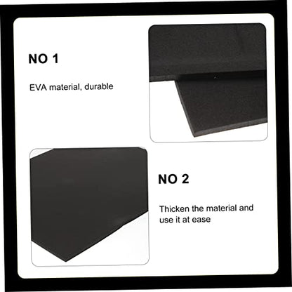 VANZACK 5pcs Fish Tank Insulation Mat Non-Skid and Shockproof Pad for Aquariums Black Non- Absorption Mat for Heat Preservation and Pet Safety