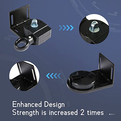 Roller Blind Installation Bracket Replacement Parts - color: Black