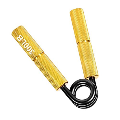Adjustable Grip Strengthener for Enhanced Hand and Arm Training - Maximize Your Strength - color: Aureate 300lb