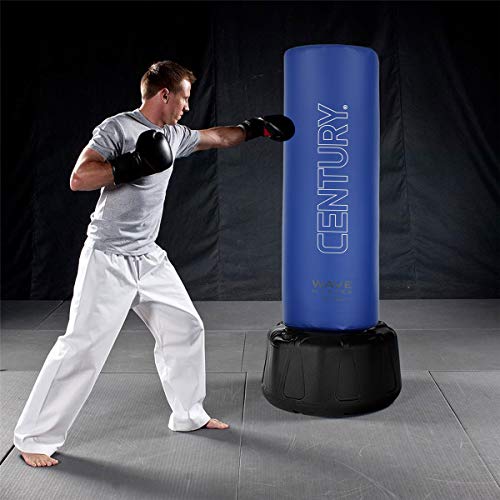 Century Wavemaster 2XL Pro Freestanding Punching Bag for Adults - Color Options | Boxing Bag with Stand | Punching Dummy & Kickboxing Bag | Heavy Punching Bag | Adjustable Martial Arts Kicking Bags - color: Blue