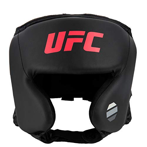 UFC Synthetic Leather Training Head Gear – Durable Protection for MMA, Boxing, and Martial Arts Sparring, with Adjustable Fit, High-Density Foam Padding, and Breathable Design | Durable Protection for MMA, Boxing, and Martial Arts Sparring, Adjustable Fit