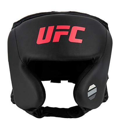 UFC Synthetic Leather Training Head Gear – Durable Protection for MMA, Boxing, and Martial Arts Sparring, with Adjustable Fit, High-Density Foam Padding, and Breathable Design | Durable Protection for MMA, Boxing, and Martial Arts Sparring, Adjustable Fit