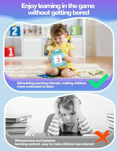 Arabic and English Talking Flash Cards for Toddlers, 510 Sight Words Bilingual Learning Toys for Children, Autism Pocket Speech Therapy Toys, Arabic Vocabulary Educational Flashcards - size: 510-Arabic&English(blue)
