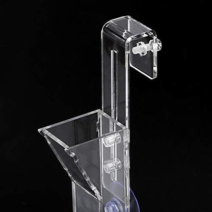 Acrylic Fish Shrimp Food Feeding Tube Granules Sunken Feeder Aquarium Accessory