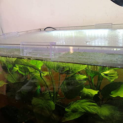 Weilan 18 Pieces Rimless Aquarium Lid Clips 6mm Thick Acrylic Rimless Glass Canopy Clips Holder Fish Tank Cover Support
