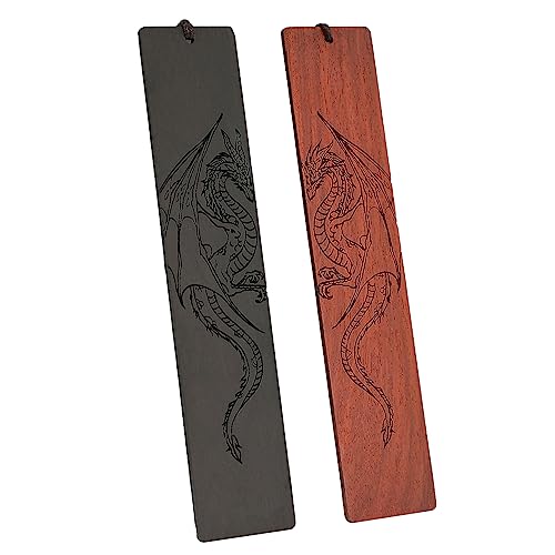 Dragon Bookmark Gift, Bookmarks for Men Boy, Cool Bookmarks, Book Marks for Adults Kids Fantasy Gifts for Men (Dragon) - style: Dragon