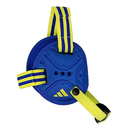 Adidas Youth Wizard Wrestling Ear Guard - color: Royal/Solar Yellow
