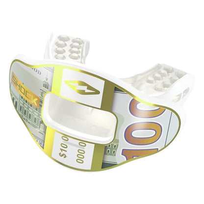 Shock Doctor Max Airflow Lip Guard OSFA - color: Gold Chrome Print