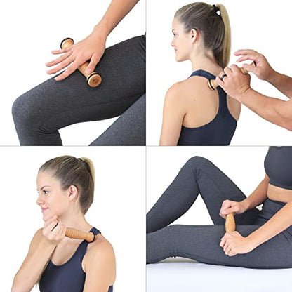 Body Back FSA Eligible Wooden Foot Roller & Foot Star® Massager Ball Bundle - Plantar Fasciitis Relief, Deep Tissue Foot Pain & Arch Massager, Myofascial Release - style: Bundled