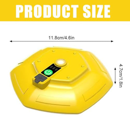 Floating and Rechargeable Bait Bucket Aerator, IPX7 Waterproof with Magnetic Charging,Magnetic Type-C Charging, Ultra-Quiet 3000mAh Battery,Suitable for Live Bait Buckets & Fish Tanks (5–30 Gallons)
