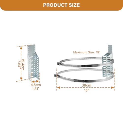 Universal Expansion Tank Water Heater Wall Mounting Bracket - style: bracket