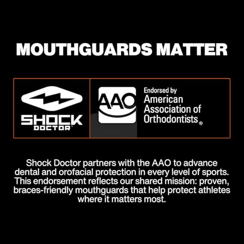 Double Braces Strapless Mouth Guard, Blue, Adult - color: Blue, size: Adult: 12+ yrs