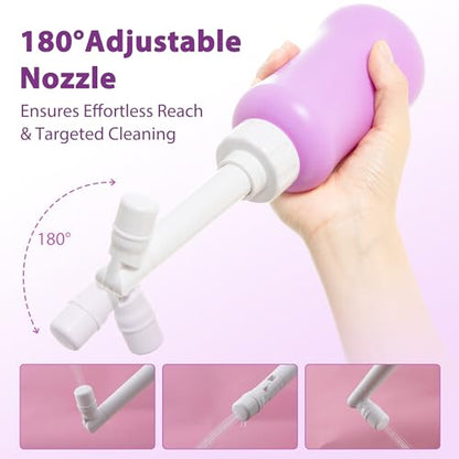 Peri Bottle for Postpartum Care - Portable Bidet for Perineal Cleansing and Recovery,Postpartum Recovery Essential