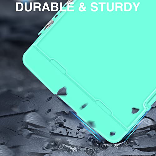 Sooez Original Clipboard with 2 Storage & Pen Holder, Heavy Duty Clip Boards 8.5x11 with Dual Storage, Clearview Dry Erase Coach Clipboard with Real Hinge, High Capacity, School & Office Supplies - color: Turquoise