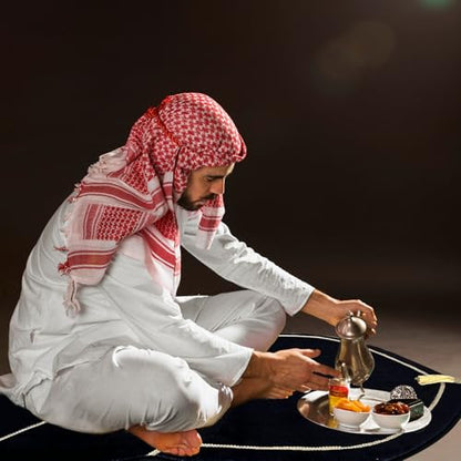 Muslim Prayer Rug with Tasbih Prayer Beads - color: Couples1