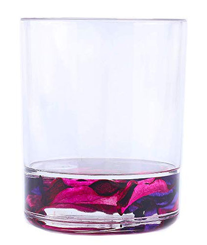 4 Piece Acrylic Liquid 3D Floating Motion Bathroom Vanity Accessory Set Leaf - size: 4-piece, style: Leaf