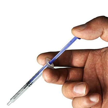 100 Pack Luer Slip Syringe with Cap, 1Milliliter 1cc Syringe No Needle, Non-Sterile, Not for Injection