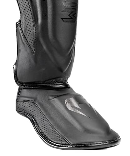 Venum Venum Elite Evo Shin Guards - color: Black/Black, size: Medium