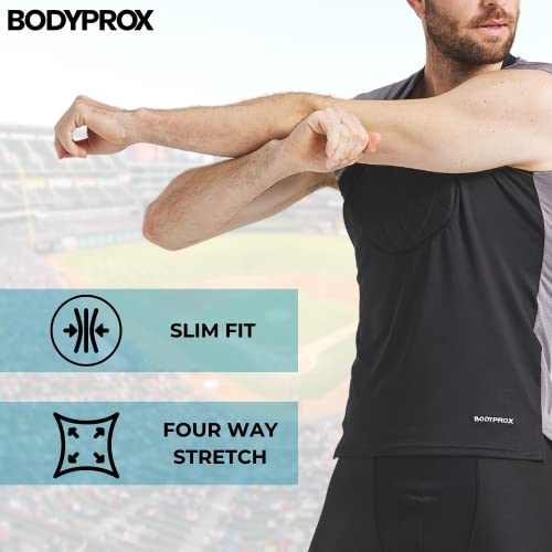 BODYPROX Baseball Chest Protector Shirt - size: Adult-L