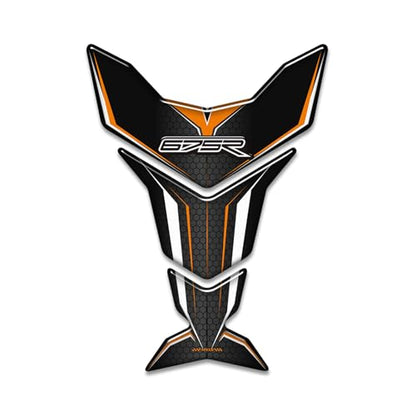 Motorcycle 3D Tank Pad Compatible with Triumph Street Triple Daytona 675 765R RS Stickers Gas Kit Knee Fish Bone Tank Pad Decals Fit for 675 765 R RS Stickers Decals Tank Protection Waterproof (A-18) - color: A-18