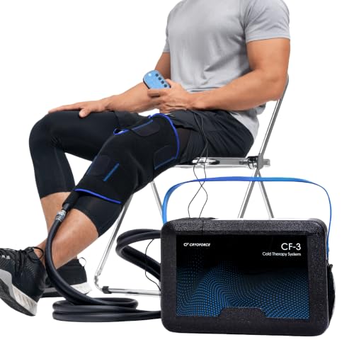 CF-3 Pro Cold Therapy Machine, 11QT Large-Capacity Ice Therapy System for Full Knee & Shoulder Coverage, Programmable Recovery System for ACL, TKR & Sports Training